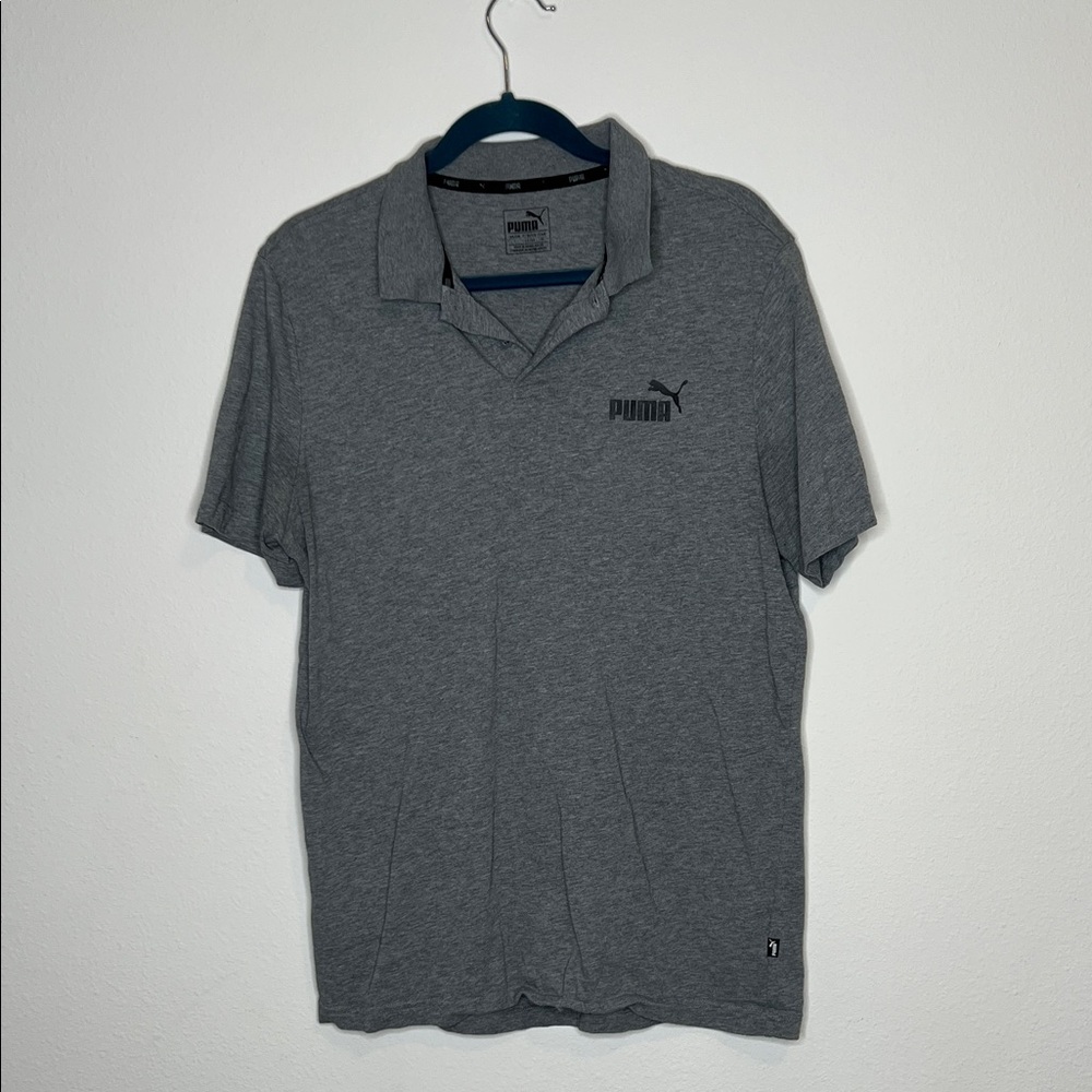 Puma Men's Charcoal Polo Shirt